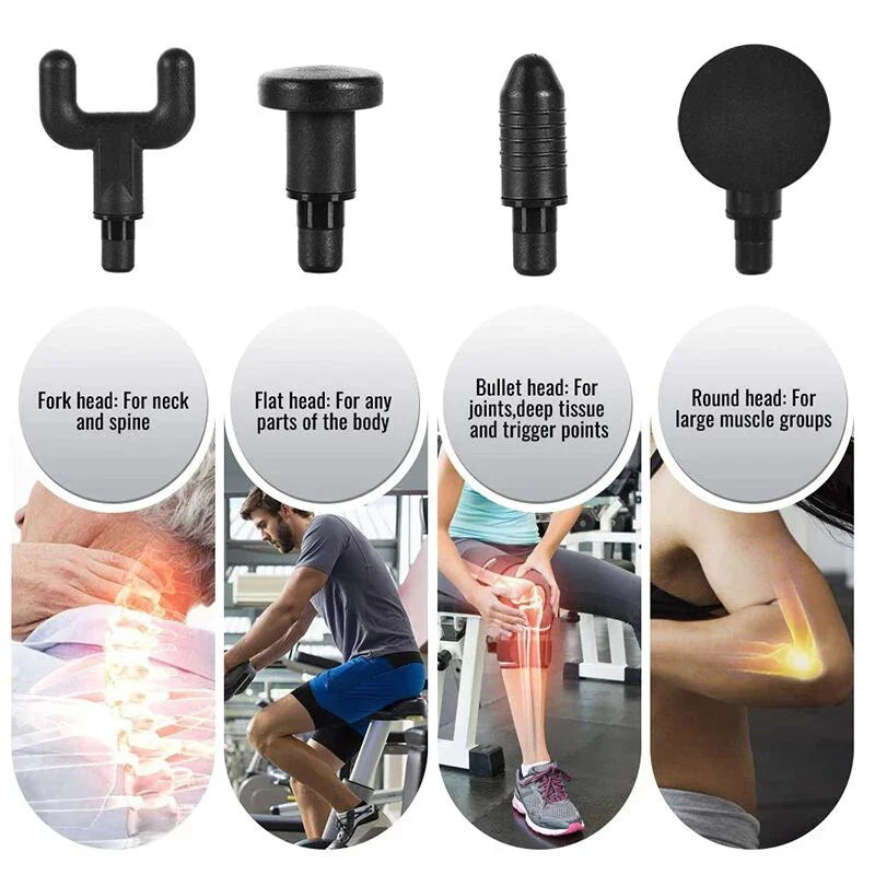 Deep Muscle Gun Massager - GlowFit Empire