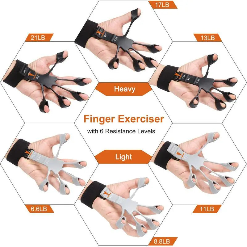 Hand Strengthener Finger Gripper - GlowFit Empire