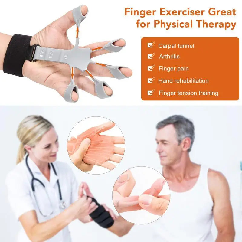 Hand Strengthener Finger Gripper - GlowFit Empire