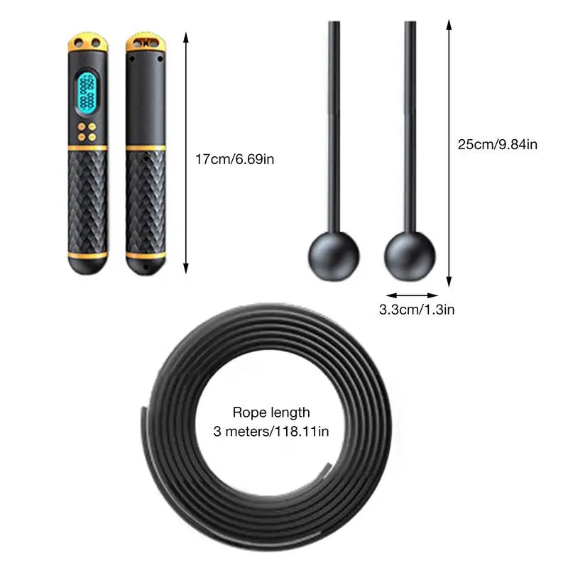 Cordless Digital Jump Rope - GlowFit Empire